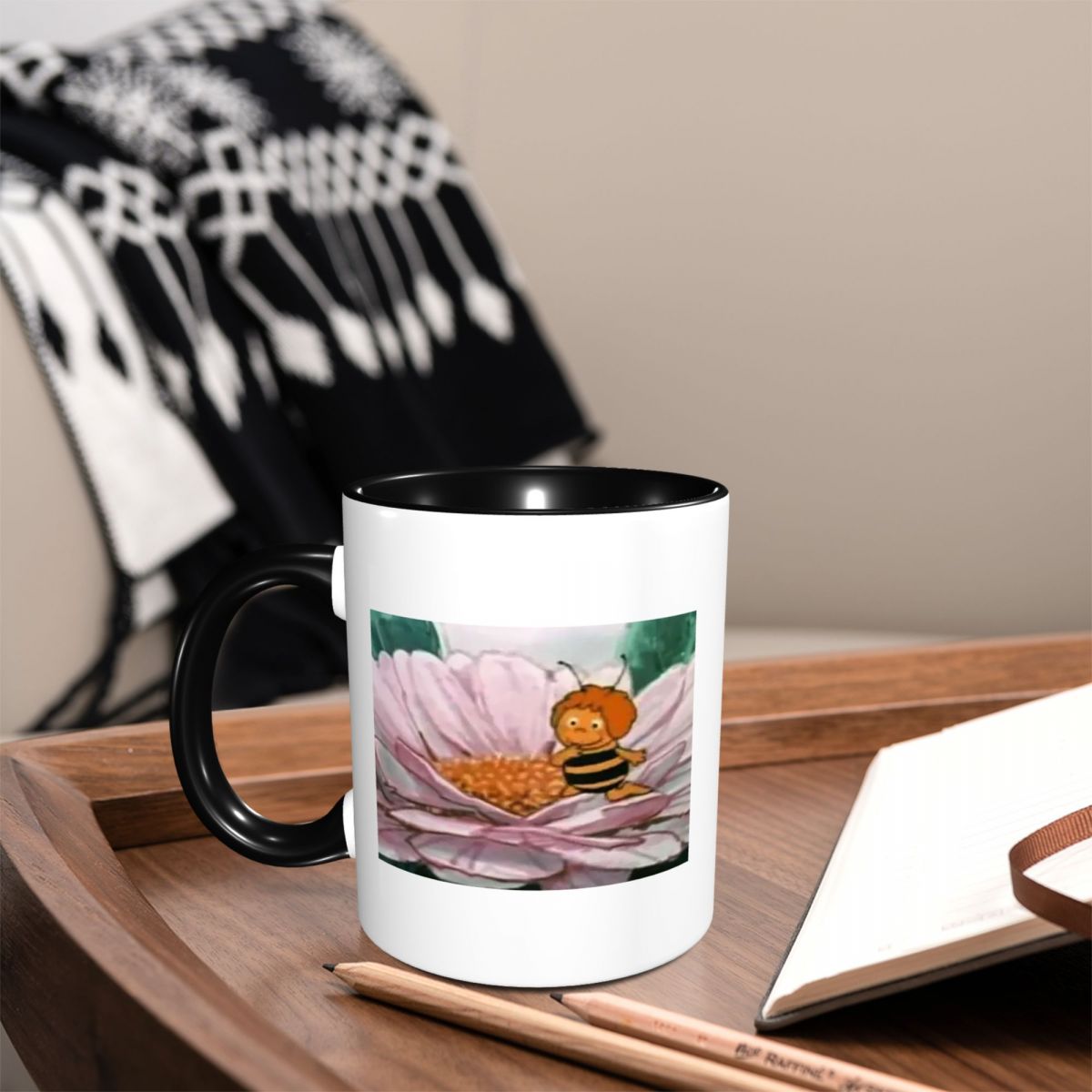 Maya The Bee Mug Funny Ceramic - огляд і ціна Maya Coffee & Tea Ulasan