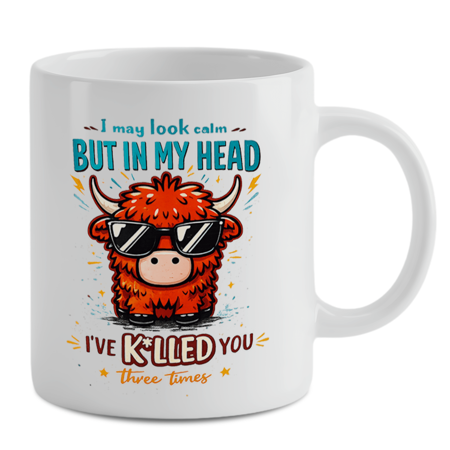 Highland Cow Funny Quote Coffe - огляд і ціна Coffee And Tea Quotes Funny