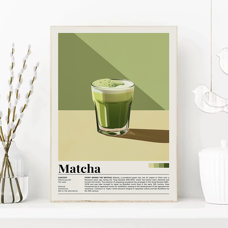 Vintage Coffee Beverage Poster - огляд і ціна Coffee Tea Picture