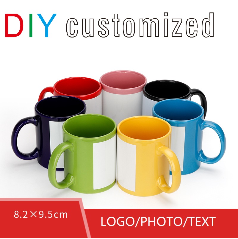 Black Cup DIY LOGO Ceramic 350 - огляд і ціна Coffee Tea Picture