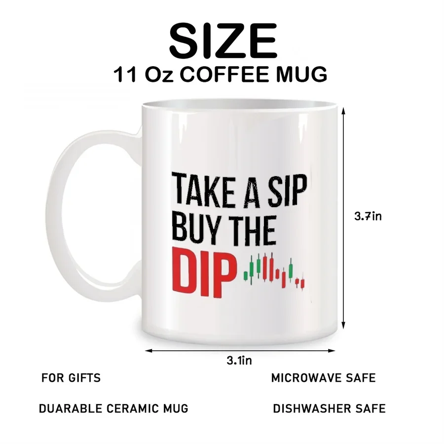 Take A Sip Buy The Dip Mugs Fo - огляд і ціна Coffee Tea Friends