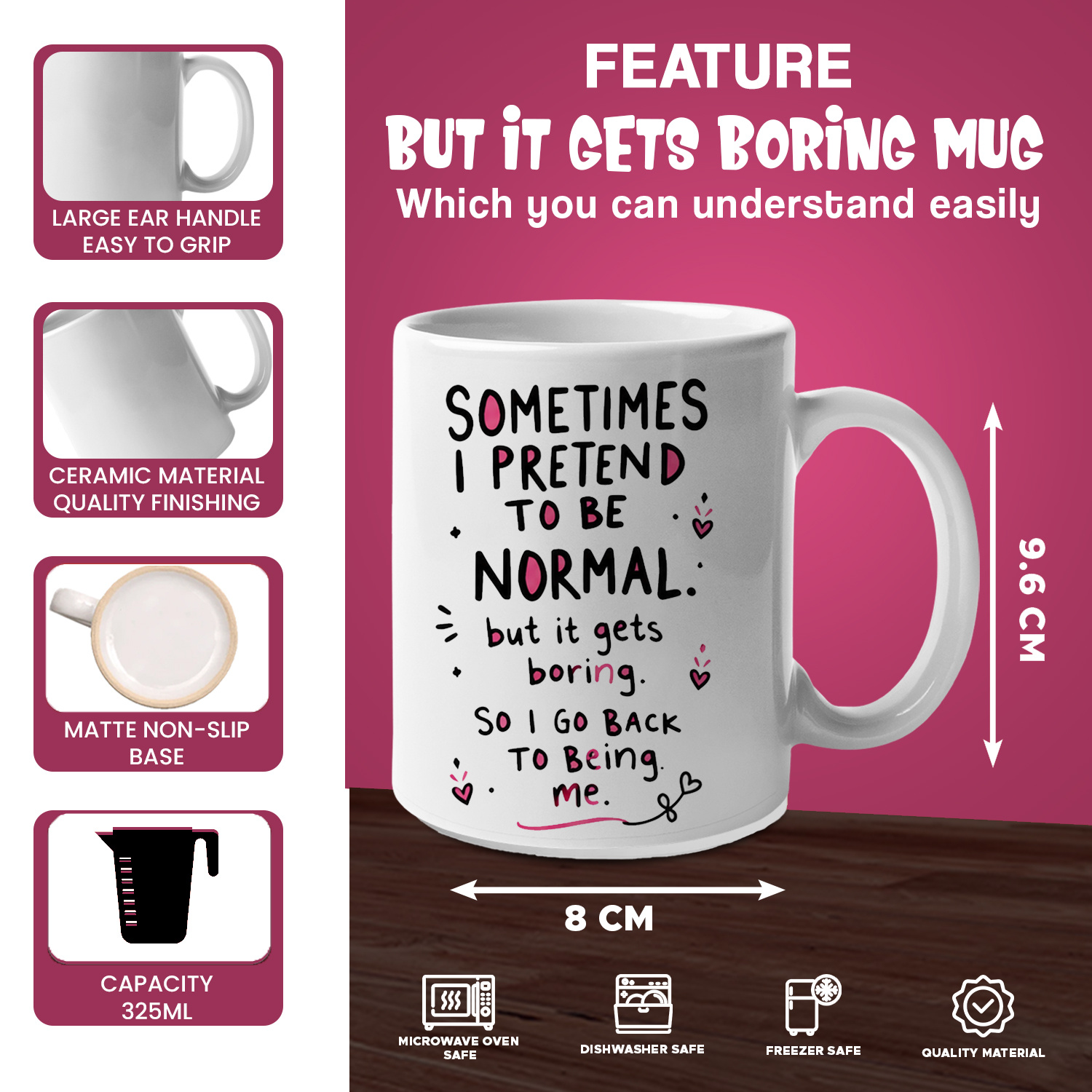 Sometimes I Pretend To Be Norm - огляд і ціна Coffee And Tea Quotes Funny