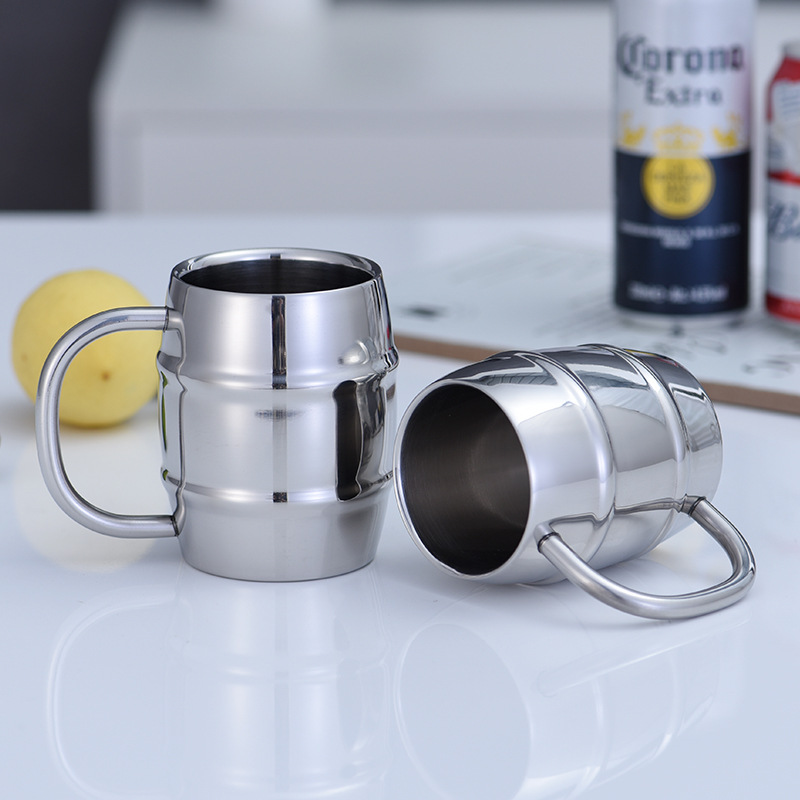 Stainless Steel Beer Cup Laser - огляд і ціна Coffee Tea Friends