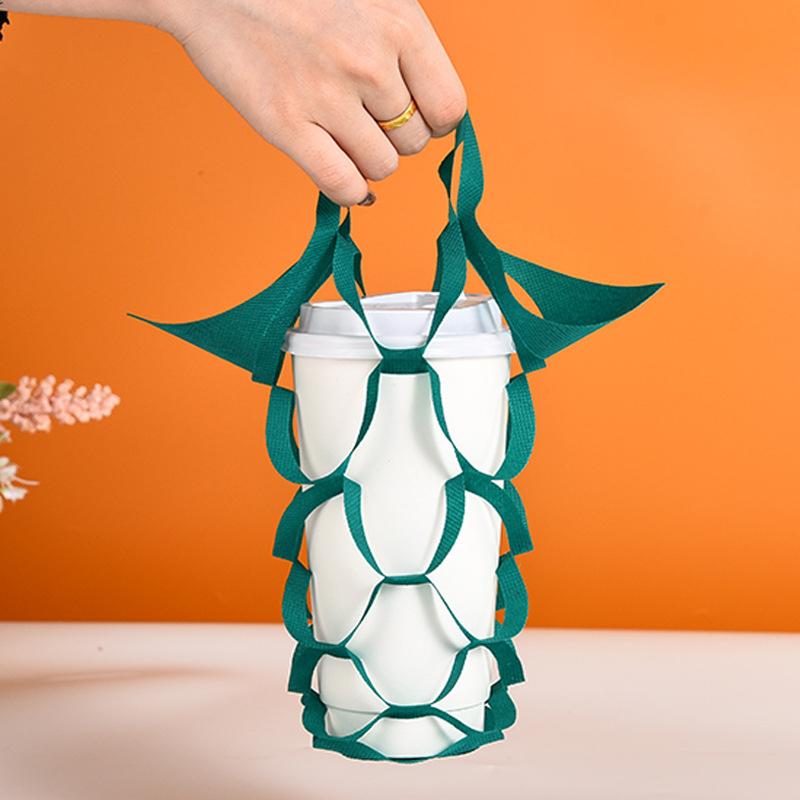 100pcs Hollow Out Non-woven To - огляд і ціна Coffee Tea Green