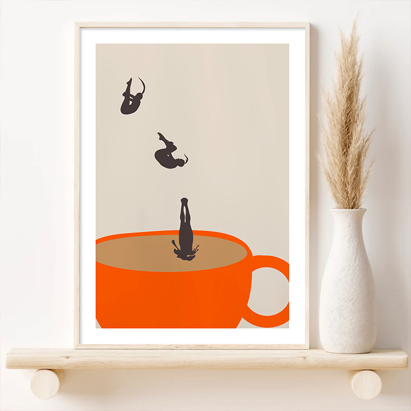 Funny Girl Coffee Tea Cup Medi - огляд і ціна Coffee Tea Picture