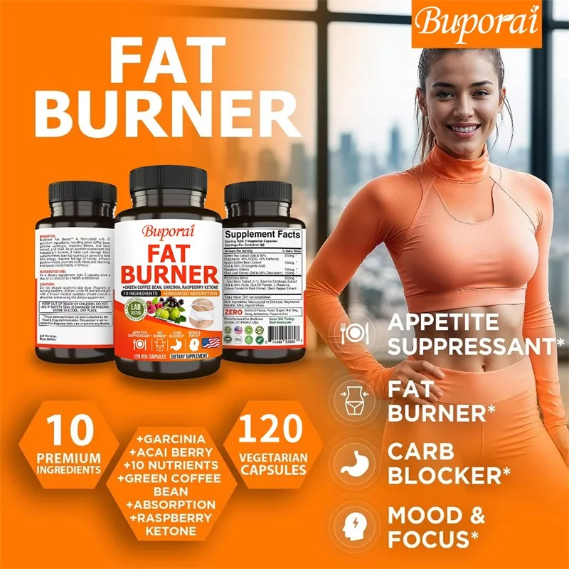 Fat Burner Capsules - Healthy  - огляд і ціна Coffee Tea Green
