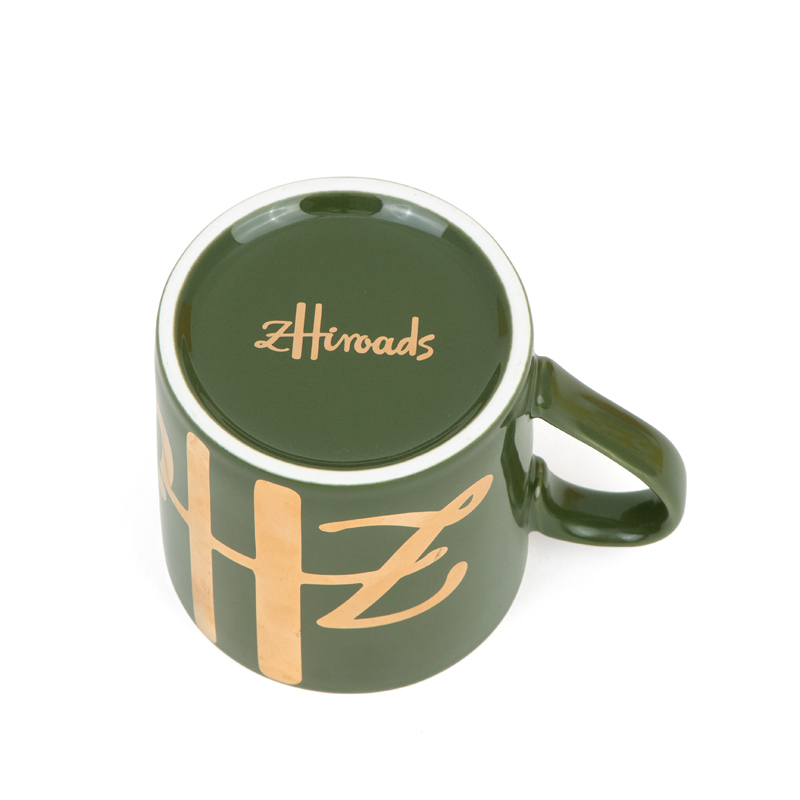 Luxury Bone China Coffee Mug E - огляд і ціна Coffee Tea Green