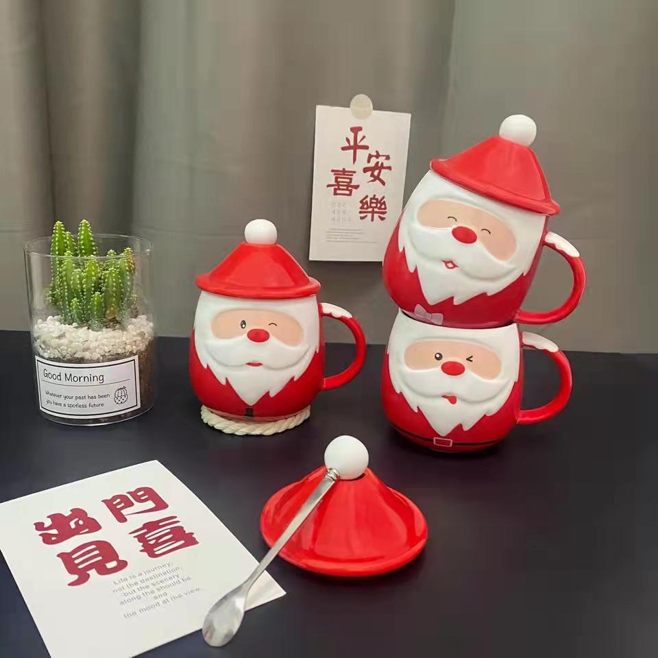 Creative Cute Cartoon Christma - огляд і ціна Coffee Tea Friends