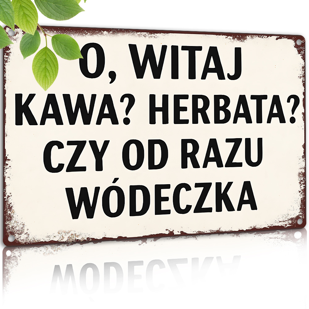 Vintage Metal Sign, Polish Fun - огляд і ціна Coffee And Tea Quotes Funny