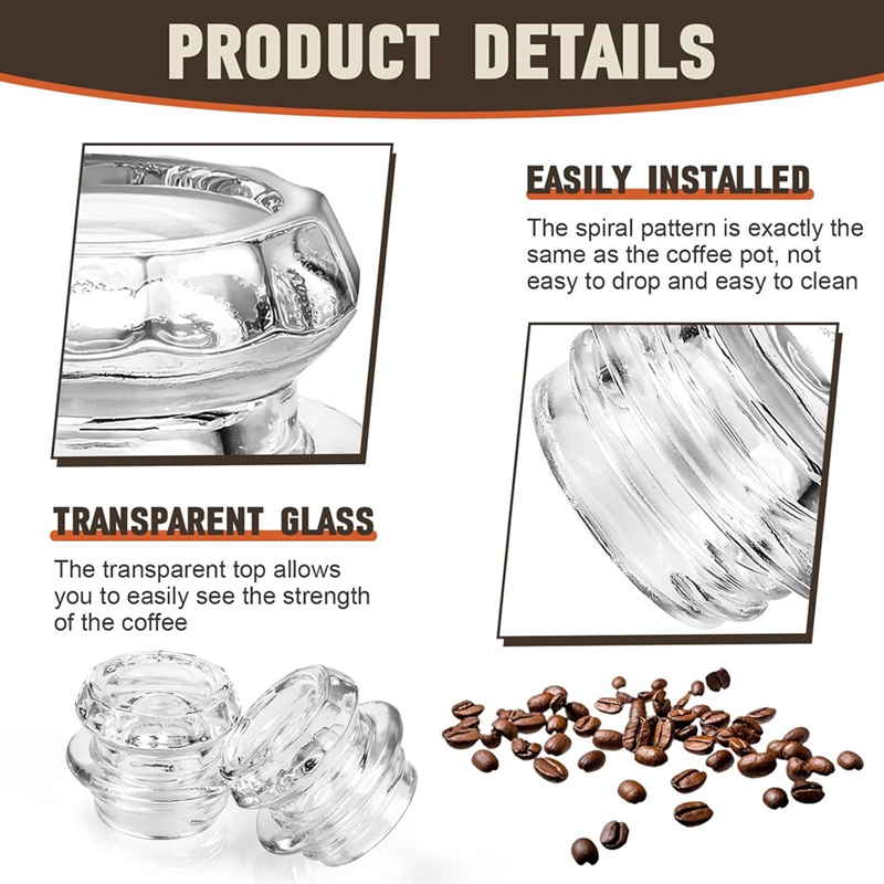 Coffee Percolator Glass Top Re - огляд і ціна Coffee & Tea Difabis