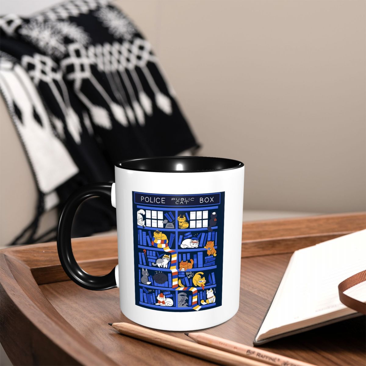 Library Box Who Mug Funny Cera - огляд і ціна Coffee Tea Library