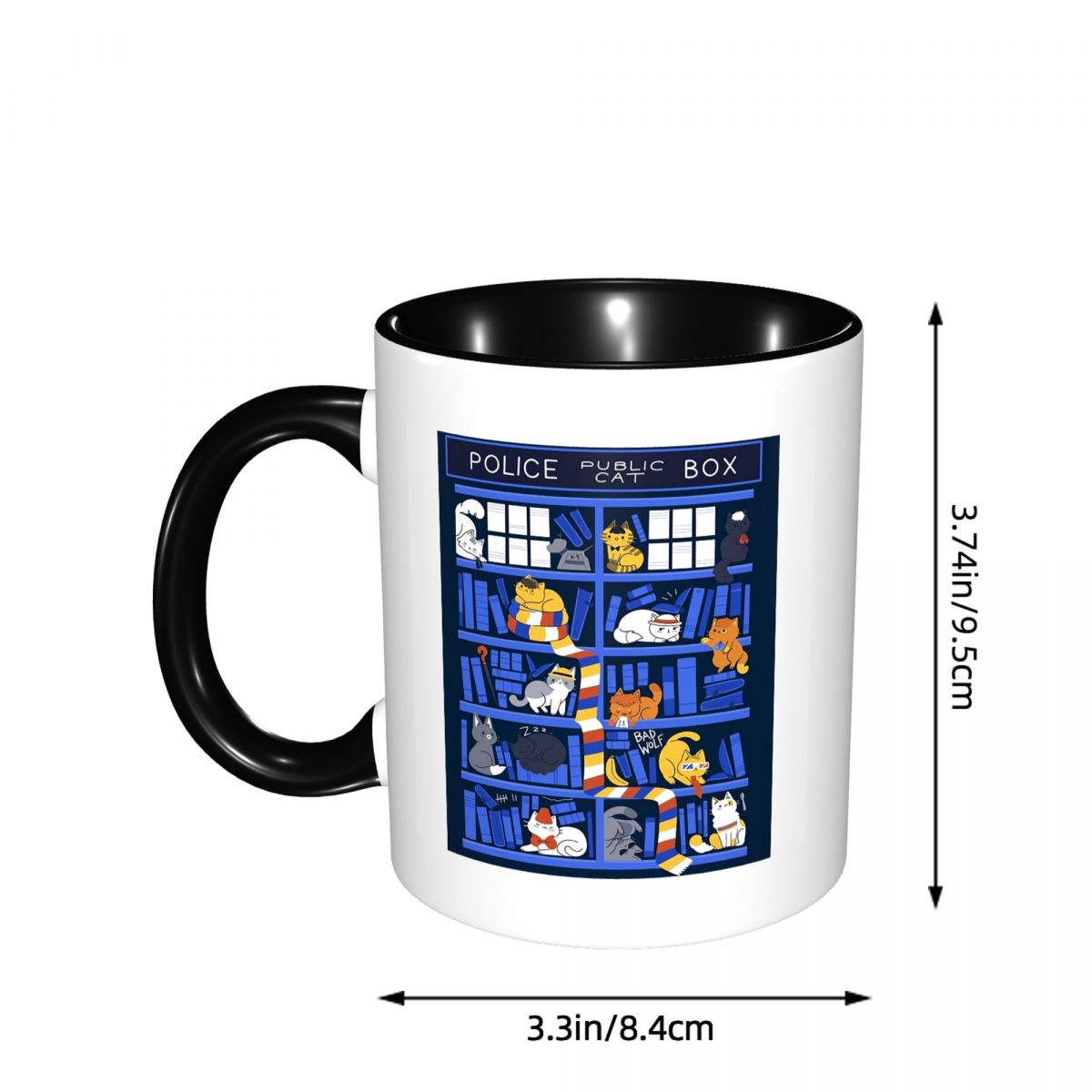 Library Box Who Mug Funny Cera - огляд і ціна Coffee Tea Library